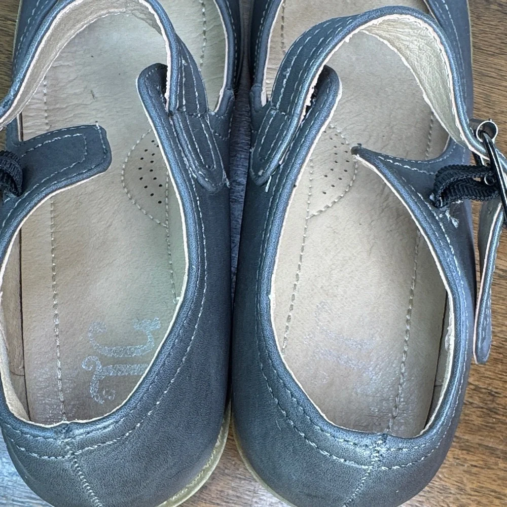 JG JGoods Vionic Womens Radia Gray Wedge Mary Jane Heels Shoes Gray, sz 7